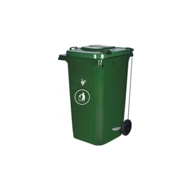 Contendor de Basura 240 lts Pedal Lateral